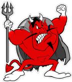Diablo enfadado